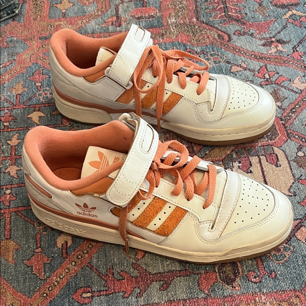 Adidas Forum 84 Orange Trainers